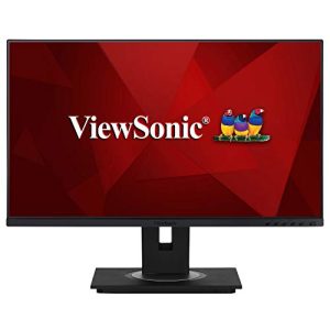 24 tums bildskärm med högtalare ViewSonic VG2455, svart