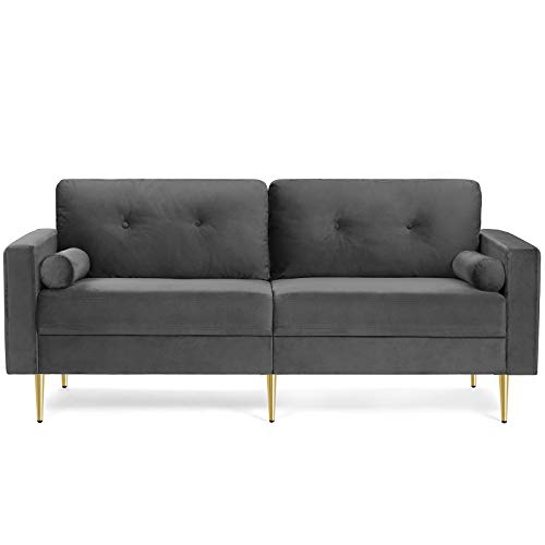 Die beste 3 sitzer sofa vasagle 3 sitzer sofa couch bezug aus samt Bestsleller kaufen
