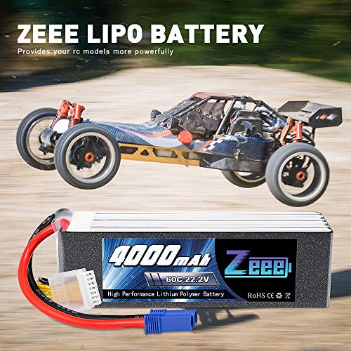 6S-LiPo Zeee 6S Lipo Akku 22,2V 60C 4000mAh RC Batterie