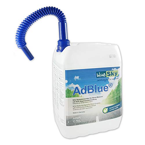 AdBlue Kruse 2X 10 L blueSky ® inkl. Ausgießer + Microfasertuch