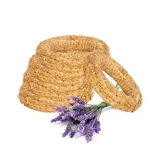 Adventskranz-Rohling BigDean 5X Strohkranz Rohling 25 cm