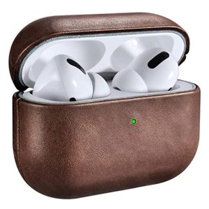 AirPods-Pro-Hülle ICARERSPACE Ledertasche Hülle für AirPods Pro