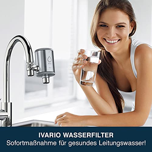 Aktivkohle-Blockfilter IVARIO x Alb-Wasserfilter für Wasserhahn