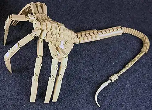 Alien-Figuren Brigamo Bausteine Facehugger Alien Figur