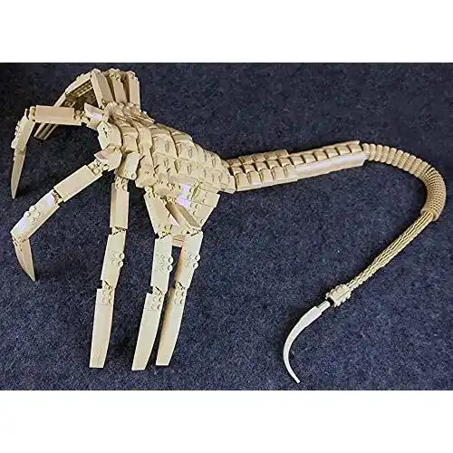 Alien-Figuren Brigamo Bausteine Facehugger Alien Figur