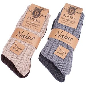 Alpaka-Socken Brubaker 4 Paar Alpaka Socken Multipack 39-42