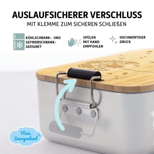 Alu-Brotdose Mein Zwergenland Lunchbox Pusteblume 750ml