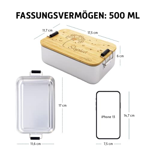 Alu-Brotdose Mein Zwergenland Lunchbox Pusteblume 750ml