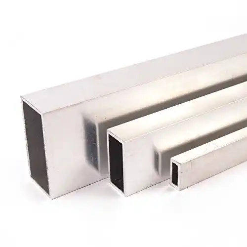 Alu-Rechteckrohr Vornwald Systems, Oberfläche blank gezogen