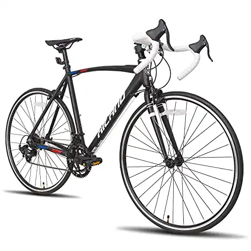 Die beste Alu-Rennrad HILAND Rennrad 700c mit Shimano 14 Gänge 2026 Test Bestseller Alu-Rennrad HILAND Rennrad 700c mit Shimano 14 Gänge