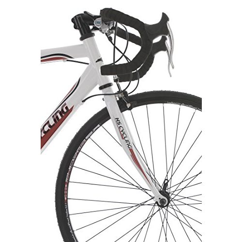 Alu-Rennrad KS Cycling Rennrad 28” Piccadilly weiß RH 55 cm