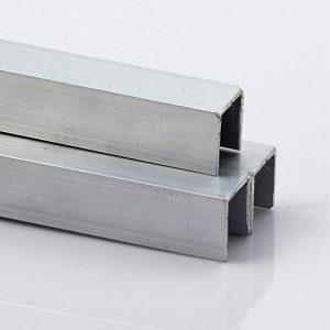 Alu-U-Profile Stahl-Shop24, 20 x 40 x 20 x 2,5 mm, 1000 mm lang