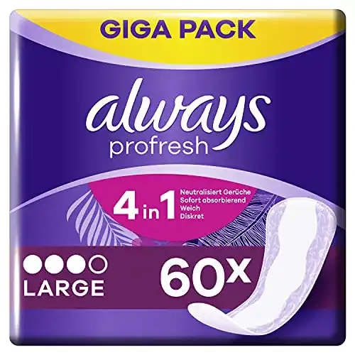 Always-Slipeinlagen Always Profresh Large, 60 Einlagen