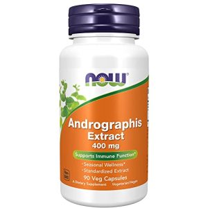 Andrographis NOW Foods, Extract, 400 mg, 90 vegane Kapseln