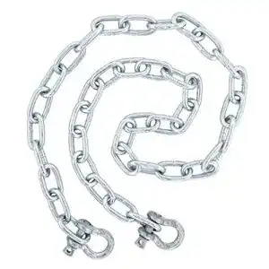 Ankerkette SGT KNOTS für Boote, 6,35 mm, 1,2 m, verzinkte Kette
