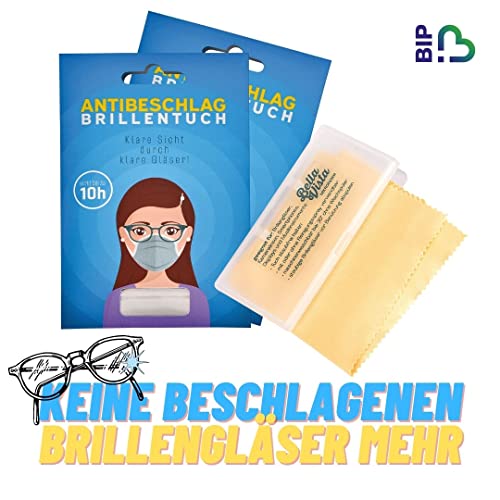 Antibeschlag BiP tuch Brille, 3er-Set