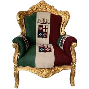 Antik-Sessel Casa Padrino Barock Sessel ‘King’ Italien/Gold