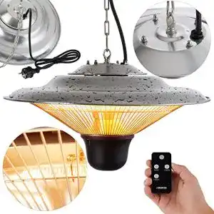 Arebos-Heizstrahler Arebos Deckenheizstrahler 1.500 W, Silber