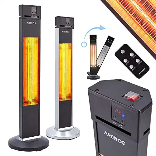 Arebos-Heizstrahler Arebos Infrarot Stand Heizstrahler 2000 W