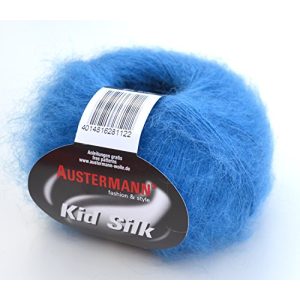 Austermann-Wolle austermann Kid Silk Farbe 45 azur