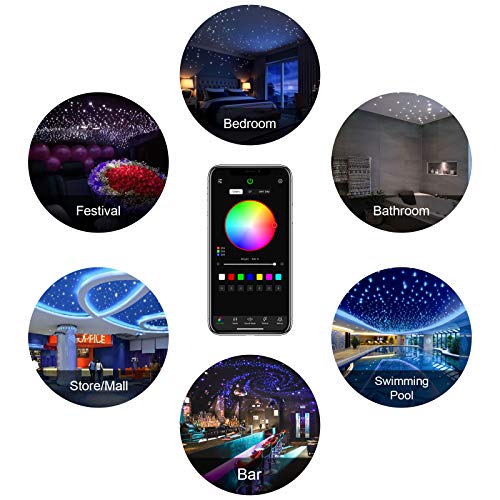 Auto-Sternenhimmel CHINLY Bluetooth 10 W RGBW Twinkle LED