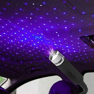 Auto-Sternenhimmel FRFJY USB, LED Projektor Lila Nachtlicht