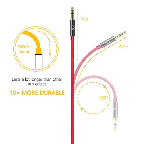 Aux-Kabel Gritin Aux Kabel, Audio Kabel, 1.5m 3.5mm, Nylon