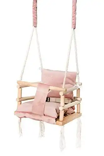 Babyschaukel outdoor KRUZZEL Babyschaukel 3IN1 mit Kissen