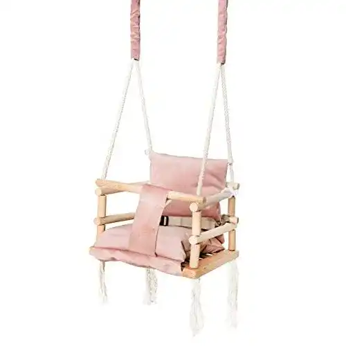 Babyschaukel outdoor KRUZZEL Babyschaukel 3IN1 mit Kissen