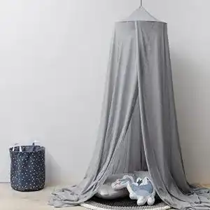 Baldachin YIKANWEN Baby Betthimmel Kinder Chiffon Deko