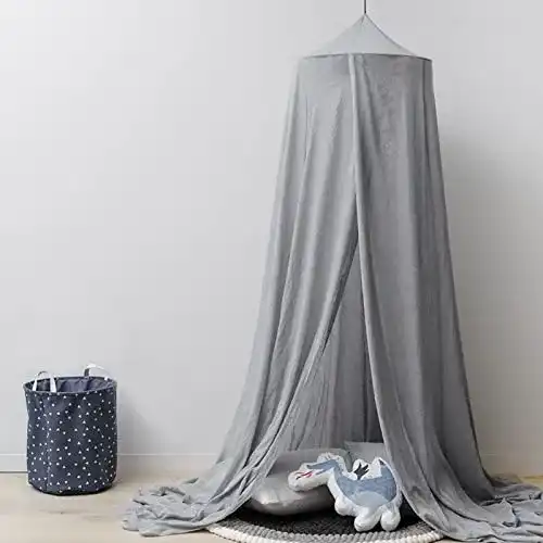 Baldachin YIKANWEN Baby Betthimmel Kinder Chiffon Deko