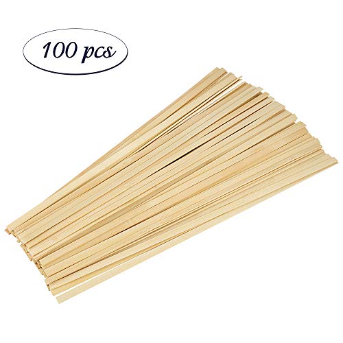 Bambusleiste Pllieay 100 Stück natürliche Bambusstöcke