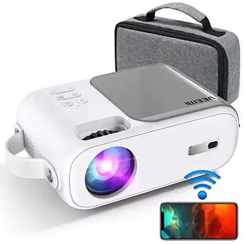 Beamer unter 100 Euro Veemi Mini-Projektor WiFi-Projektor
