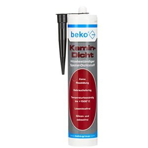 Beko-Silikon beko Kamin-Dicht 310 ml schwarz, hitzebeständig