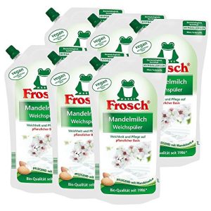 Bio-Weichspüler Frosch 6x Mandelmilch Weichspüler 1 Liter