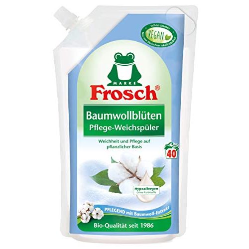 Bio-Weichspüler Frosch Baumwollblüten Weichspüler, 2er Pack