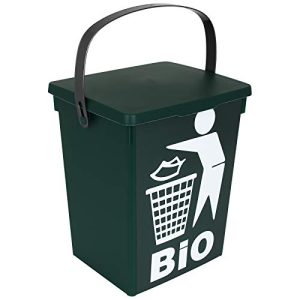 Biomülleimer TW24 Bio Mülleimer grün 5L Küche Abfalleimer