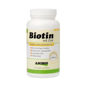 Biotin für Hunde Anibio Biotin Pulver 220g Ergänzungsfutter