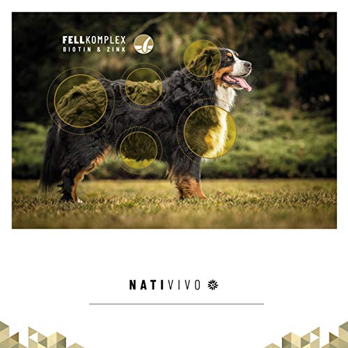 Biotin für Hunde NatiVivo BIOTIN + Zink Hund Biotin Komplex