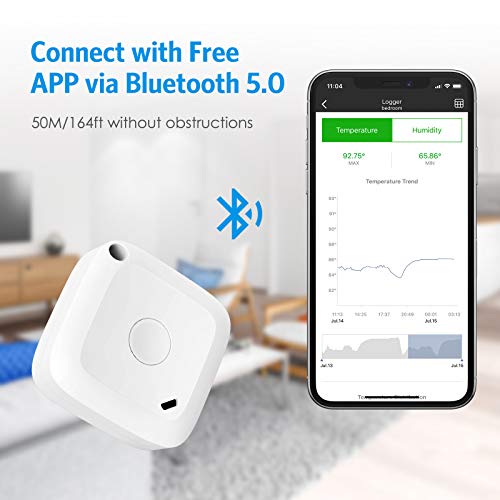 Bluetooth-Thermometer Brifit, mit APP, Datenspeicherung