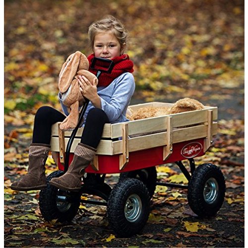 Bollerwagen (Holz) Toby Wagons Bollerwagen Kinder Luftreifen