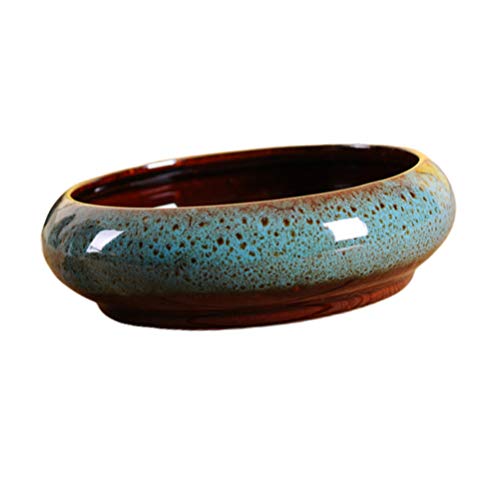 Bonsai-Schale Cabilock Blumentopf Keramik rund hydroponisch