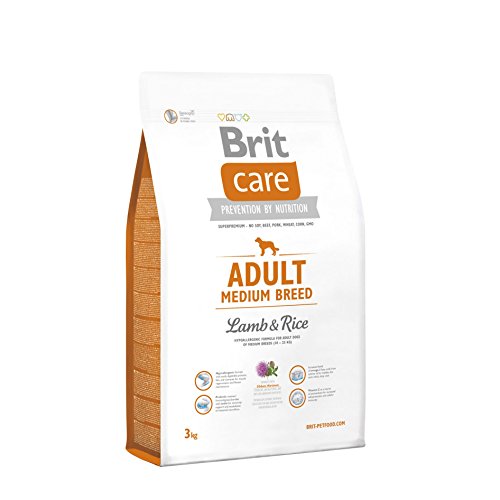 Brit-Care-Hundefutter Brit Care Adult Medium Breed Lamb & Rice