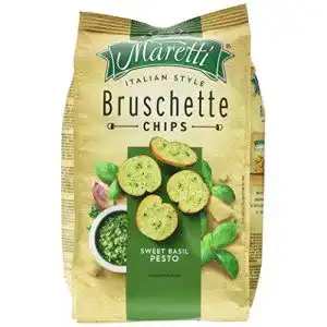Brotchips Maretti Bruschette Chips Sweet Basil Pesto 150g