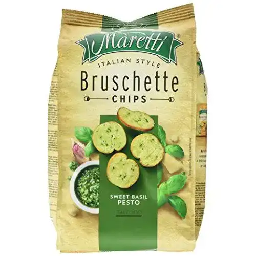 Brotchips Maretti Bruschette Chips Sweet Basil Pesto 150g