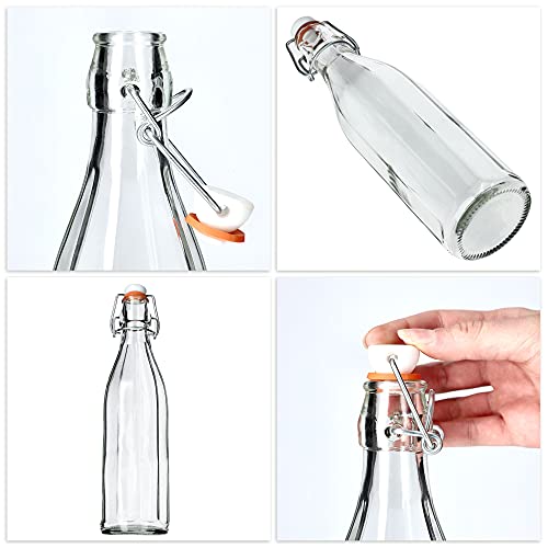 Bügelflaschen KADAX Flasche mit Bügelverschluss, 6 Stück