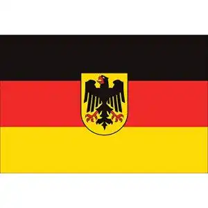 Bundesdienstflagge flaggenmeer ® ca. 30 x 45 cm