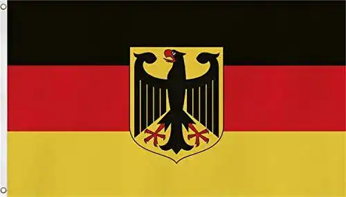 Bundesdienstflagge normani XXL genäht mit Adler Größe 300×500