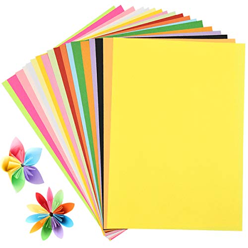 Die beste buntes papier fodlon 200 blatt buntpapier basteln farbig a4 Bestsleller kaufen