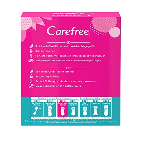 Carefree-Slipeinlagen Carefree Cotton Frischeduft, 56 Einlagen